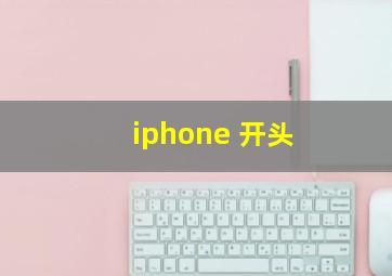 iphone 开头